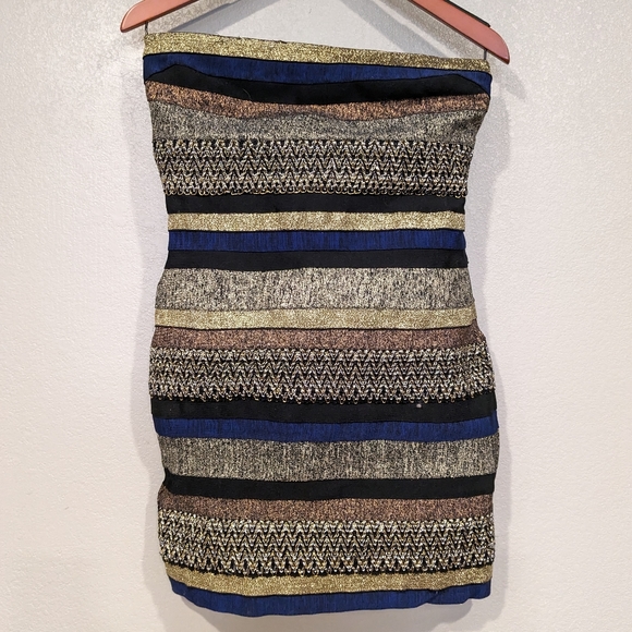 Women's WOW COUTURE strapless bandage dress size medium - Picture 1 of 5